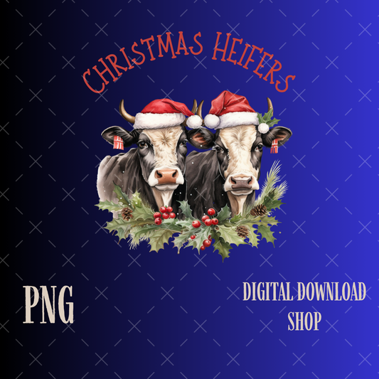Digital Download- Christmas Heifers