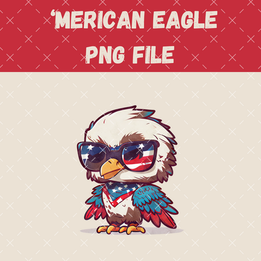 Digital Download- 'Merican Eagle PNG